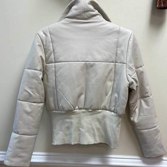 New Women’s JAKETT Leather Puffer Jacket By Giacca Lusso!🔥🔥🔥 - Picture 8 of 16